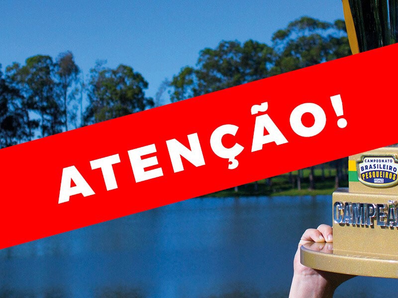 Final do Campeonato Brasileiro em Pesqueiros é adiada