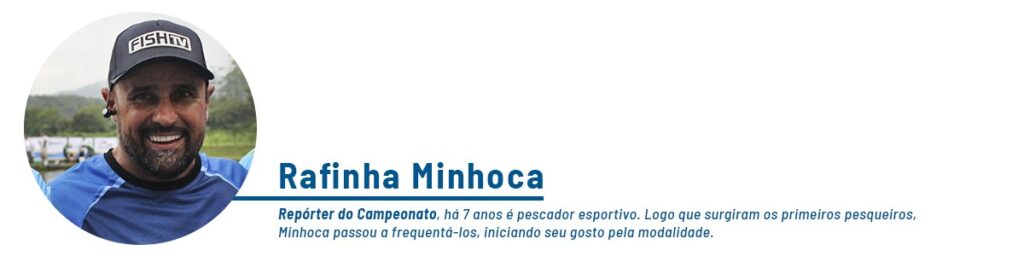 Banner com foto do apresentador Rafinha Minhoca